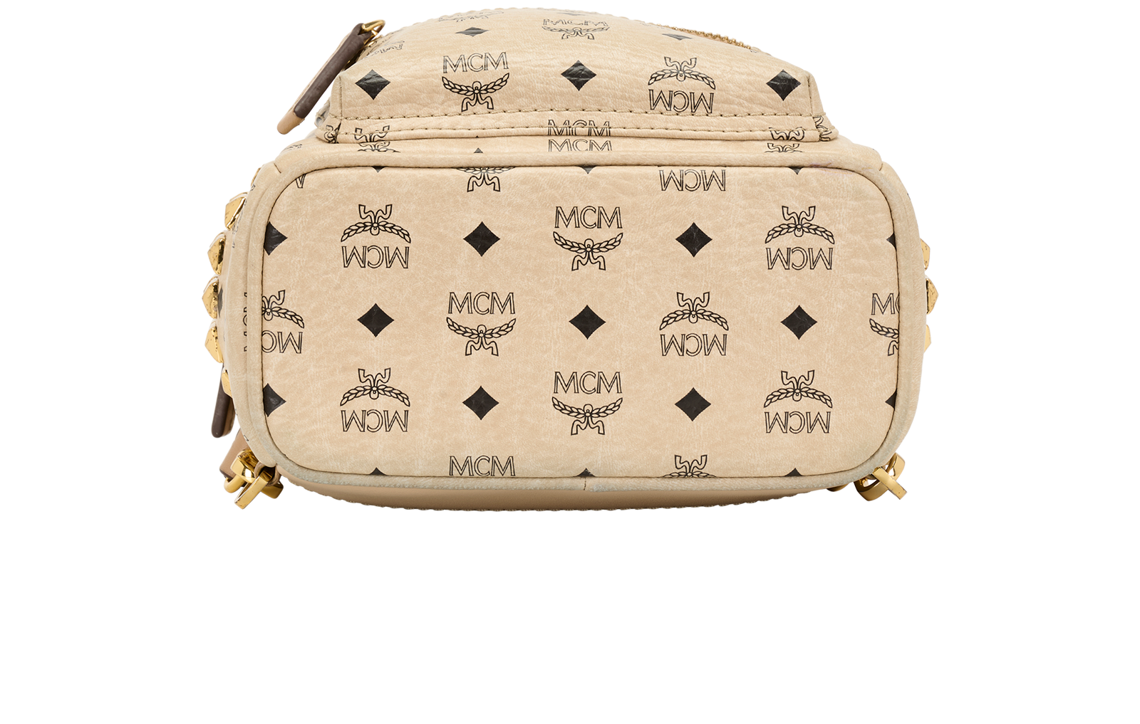 Stark Backpack Xmini, &pound;250, Handbags, Beige, Canvas, Top view
